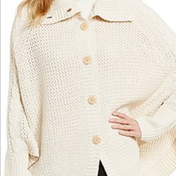 UGG Sweaters - Ugg Women’s Maribeth Button Front Sweater shirt cape